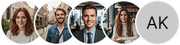 Several investor profile avatars displayed on the Frontier Zinsel trading review block